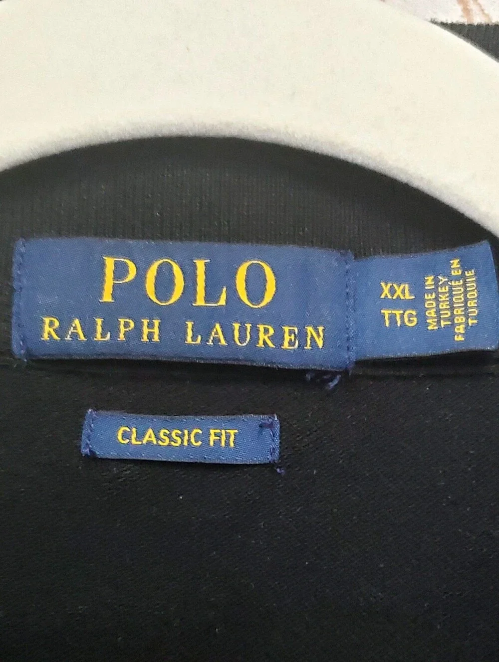 Polo by Ralph Lauren Black Polo with Red Pony Logo Plus Sz XXL